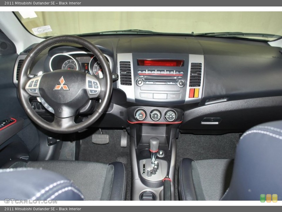 Black Interior Dashboard for the 2011 Mitsubishi Outlander SE #73834436