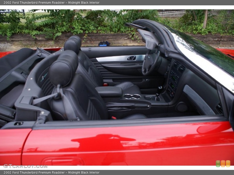 Midnight Black Interior Photo for the 2002 Ford Thunderbird Premium Roadster #73834955