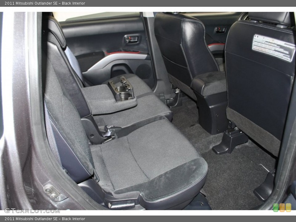 Black Interior Rear Seat for the 2011 Mitsubishi Outlander SE #73835081
