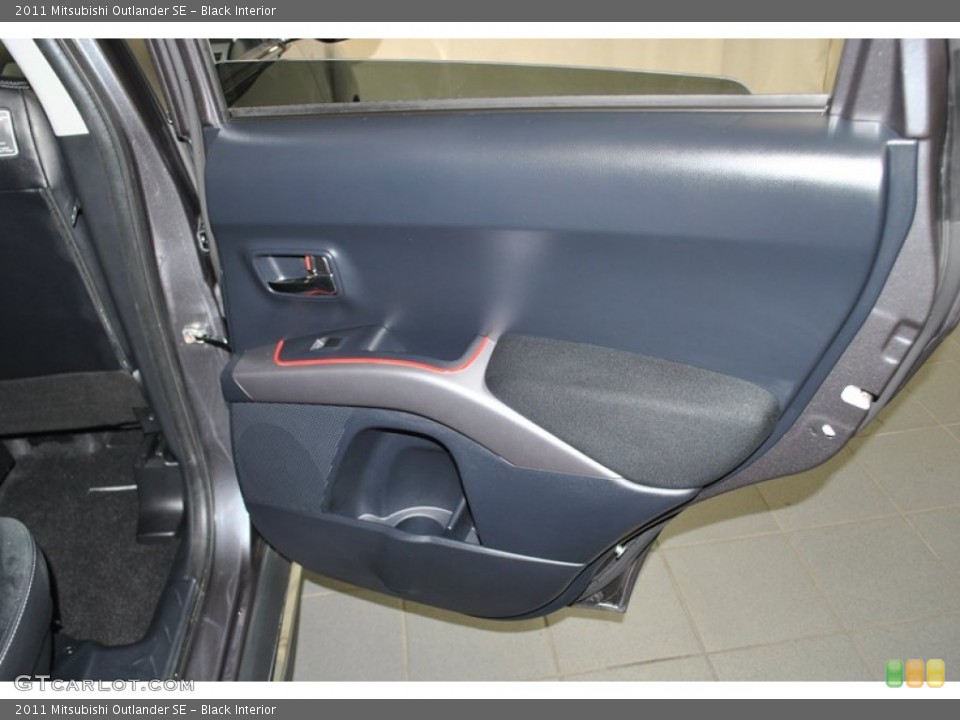 Black Interior Door Panel for the 2011 Mitsubishi Outlander SE #73835098