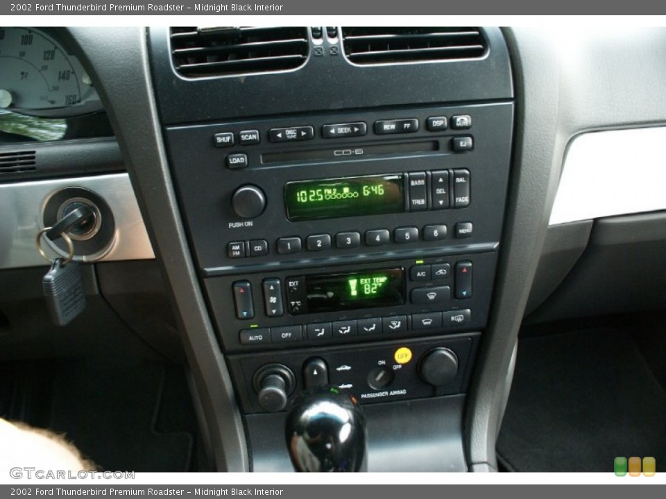 Midnight Black Interior Controls for the 2002 Ford Thunderbird Premium Roadster #73835180
