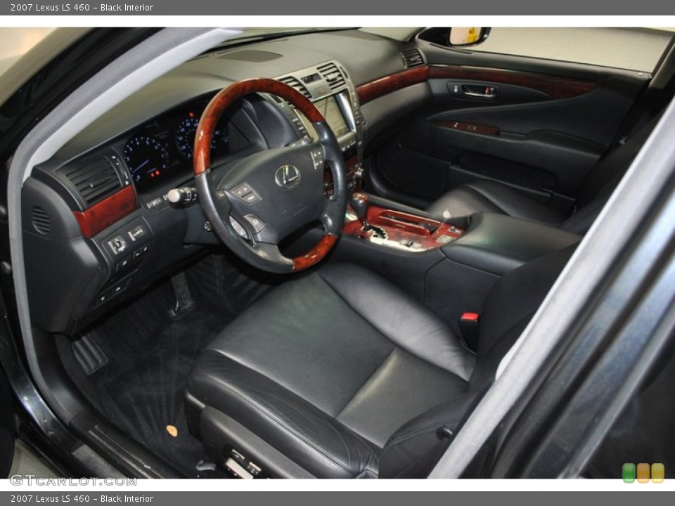 Black Interior Prime Interior for the 2007 Lexus LS 460 #73835669