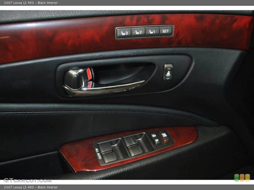 Black Interior Controls for the 2007 Lexus LS 460 #73835726
