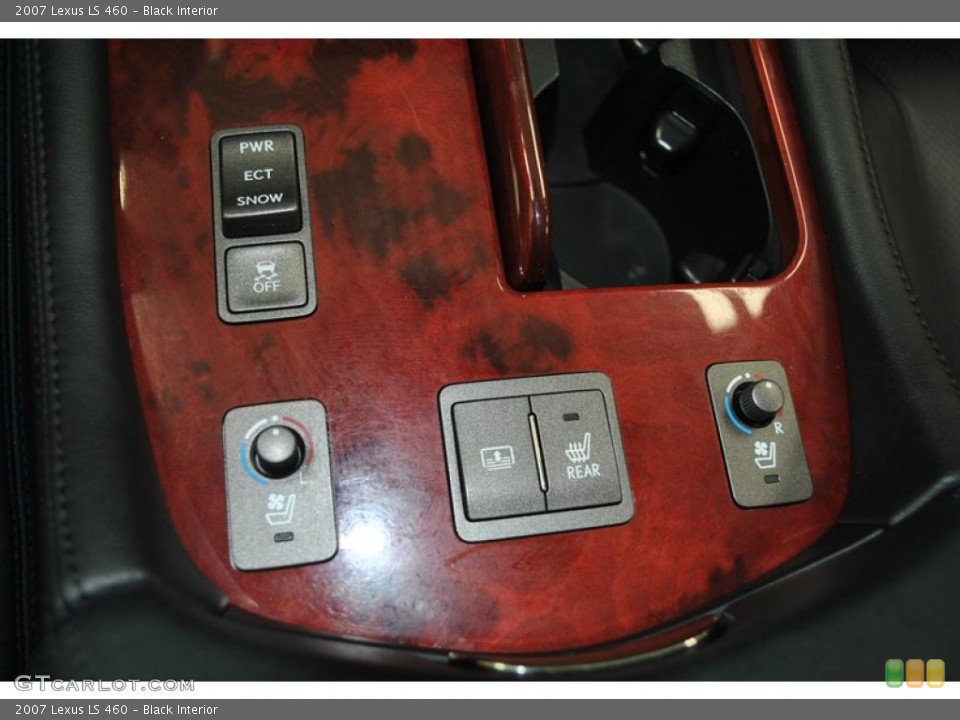 Black Interior Controls for the 2007 Lexus LS 460 #73836002