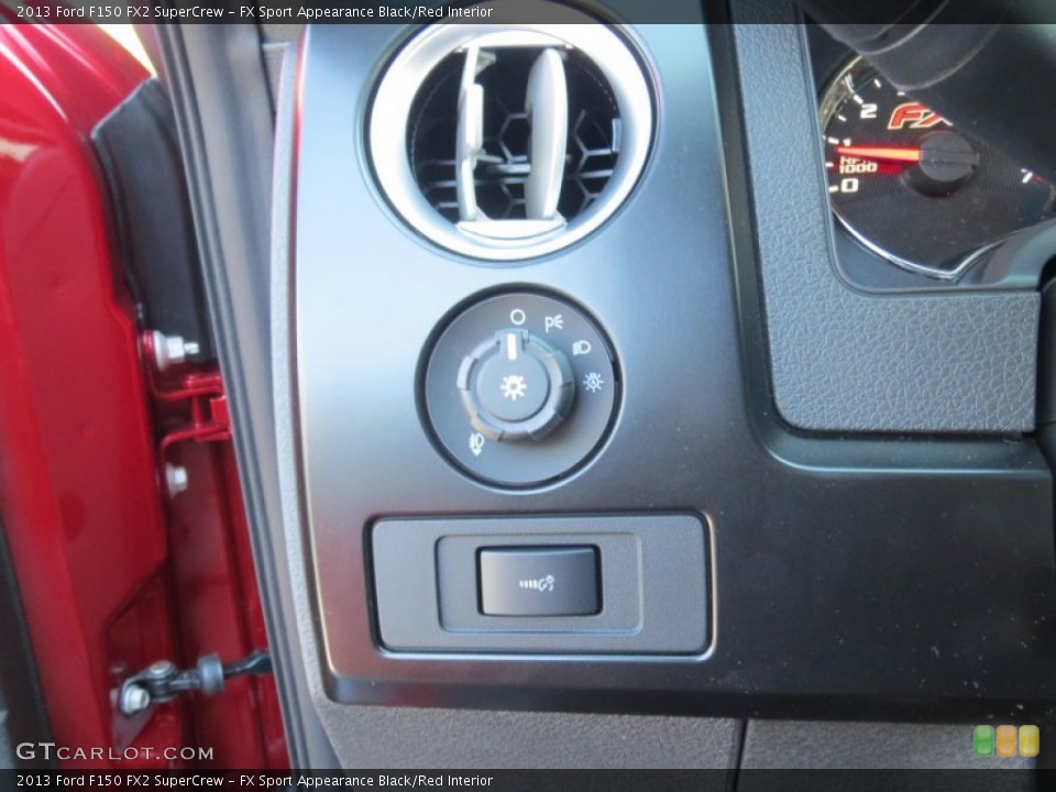 FX Sport Appearance Black/Red Interior Controls for the 2013 Ford F150 FX2 SuperCrew #73837871