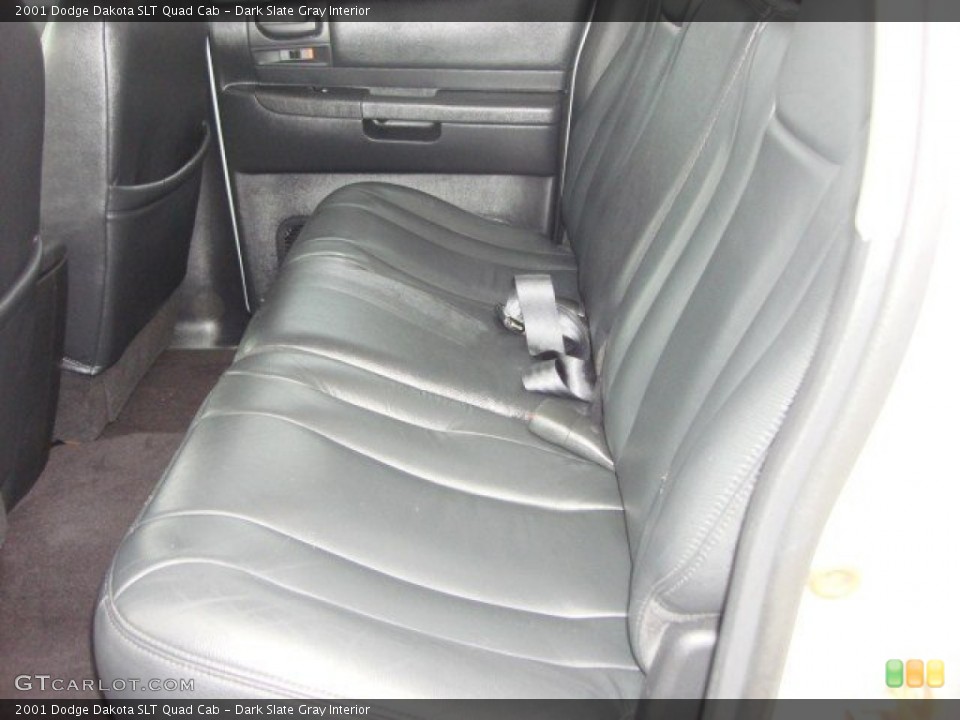 Dark Slate Gray Interior Rear Seat for the 2001 Dodge Dakota SLT Quad Cab #73840259
