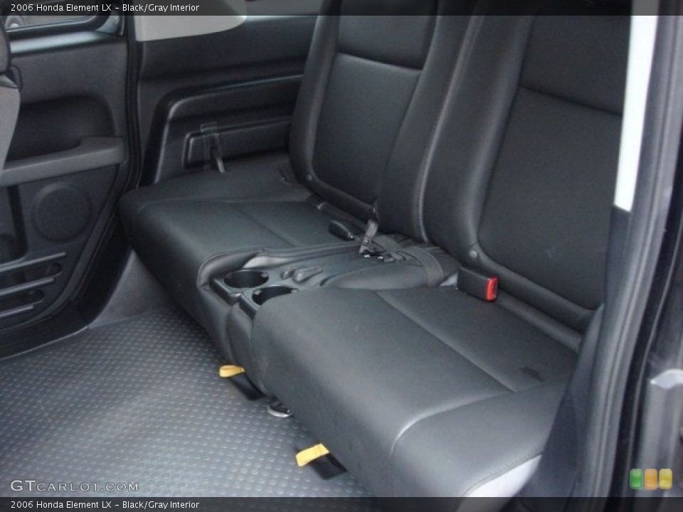 Black/Gray Interior Rear Seat for the 2006 Honda Element LX #73840372