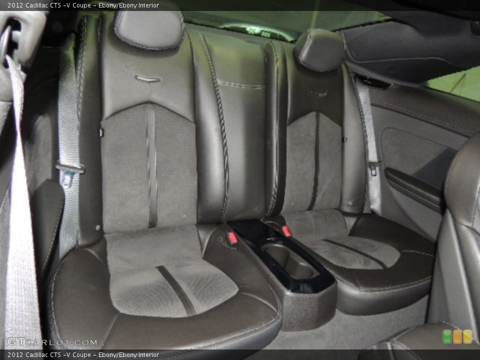 Ebony/Ebony Interior Rear Seat for the 2012 Cadillac CTS -V Coupe #73841218