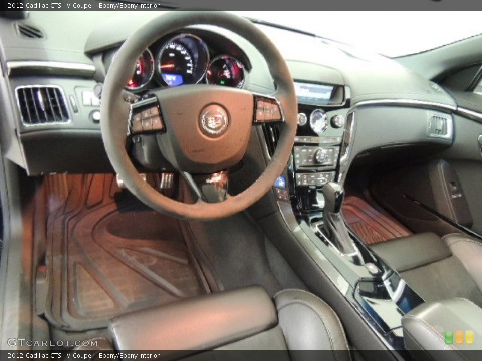 Ebony/Ebony Interior Dashboard for the 2012 Cadillac CTS -V Coupe #73841273