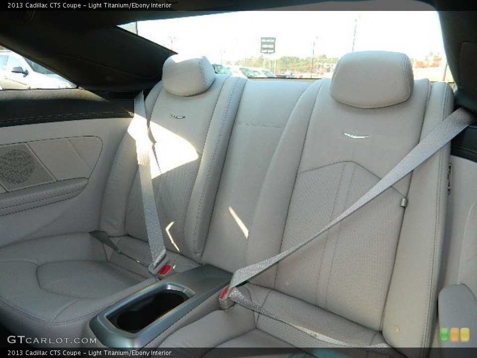 Light Titanium/Ebony Interior Rear Seat for the 2013 Cadillac CTS Coupe #73849288