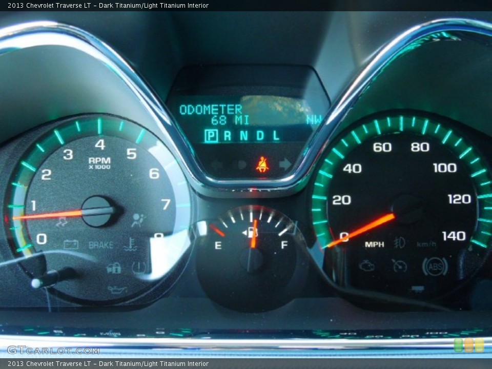 Dark Titanium/Light Titanium Interior Gauges for the 2013 Chevrolet Traverse LT #73850975