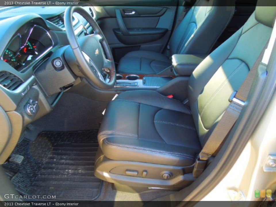 Ebony Interior Photo for the 2013 Chevrolet Traverse LT #73851386