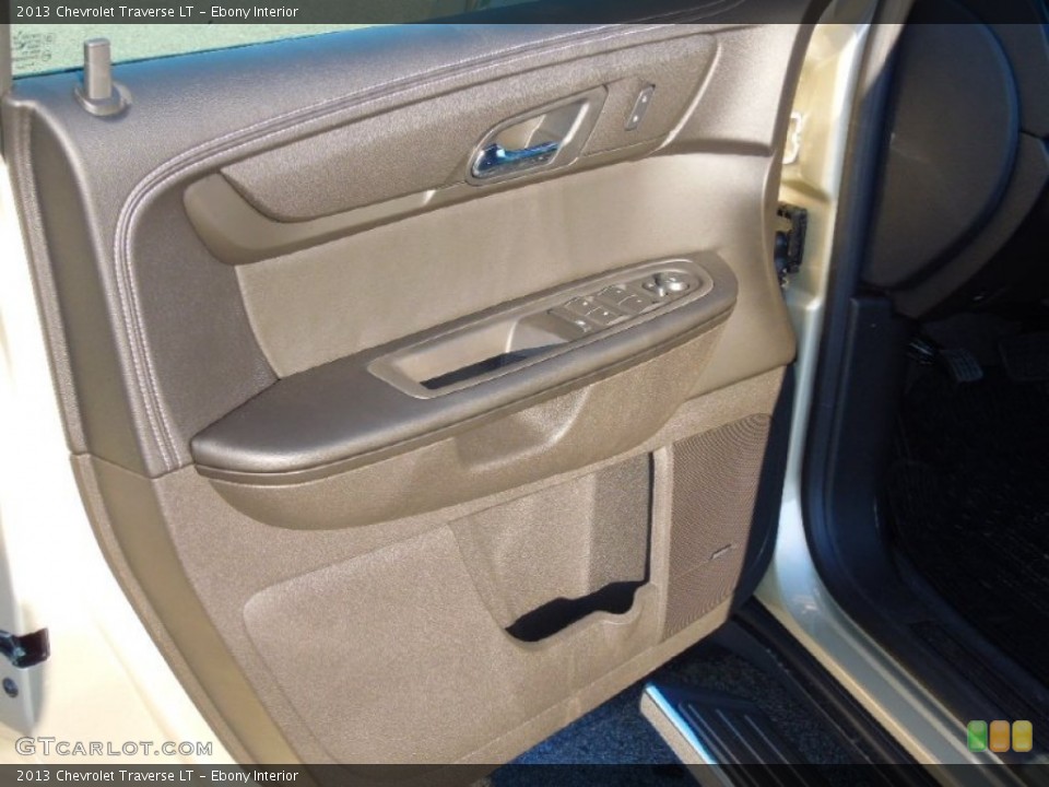 Ebony Interior Door Panel for the 2013 Chevrolet Traverse LT #73851443