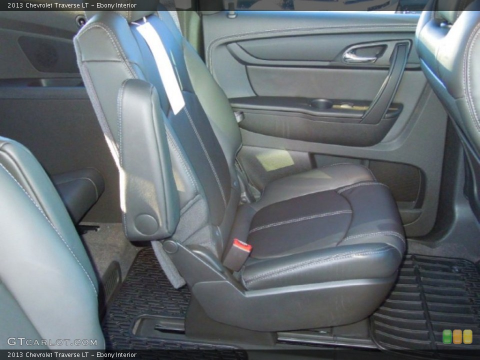 Ebony Interior Rear Seat for the 2013 Chevrolet Traverse LT #73851716