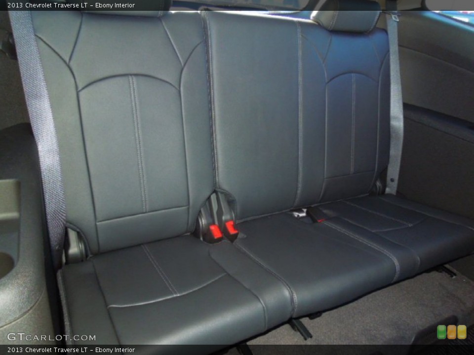 Ebony Interior Rear Seat for the 2013 Chevrolet Traverse LT #73851737