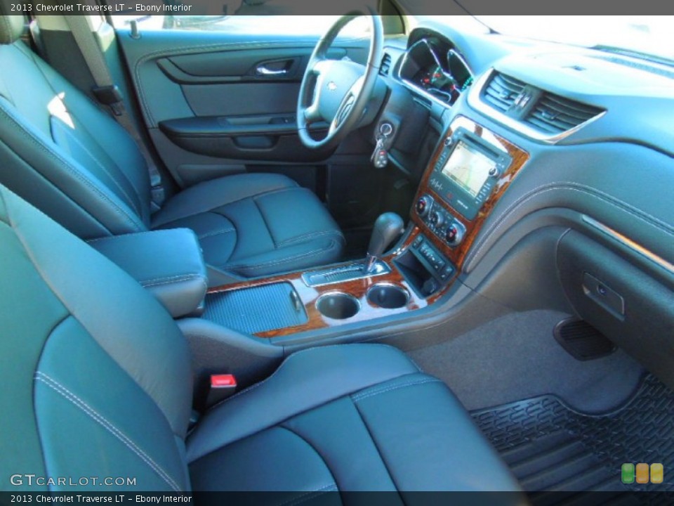 Ebony Interior Photo for the 2013 Chevrolet Traverse LT #73851773