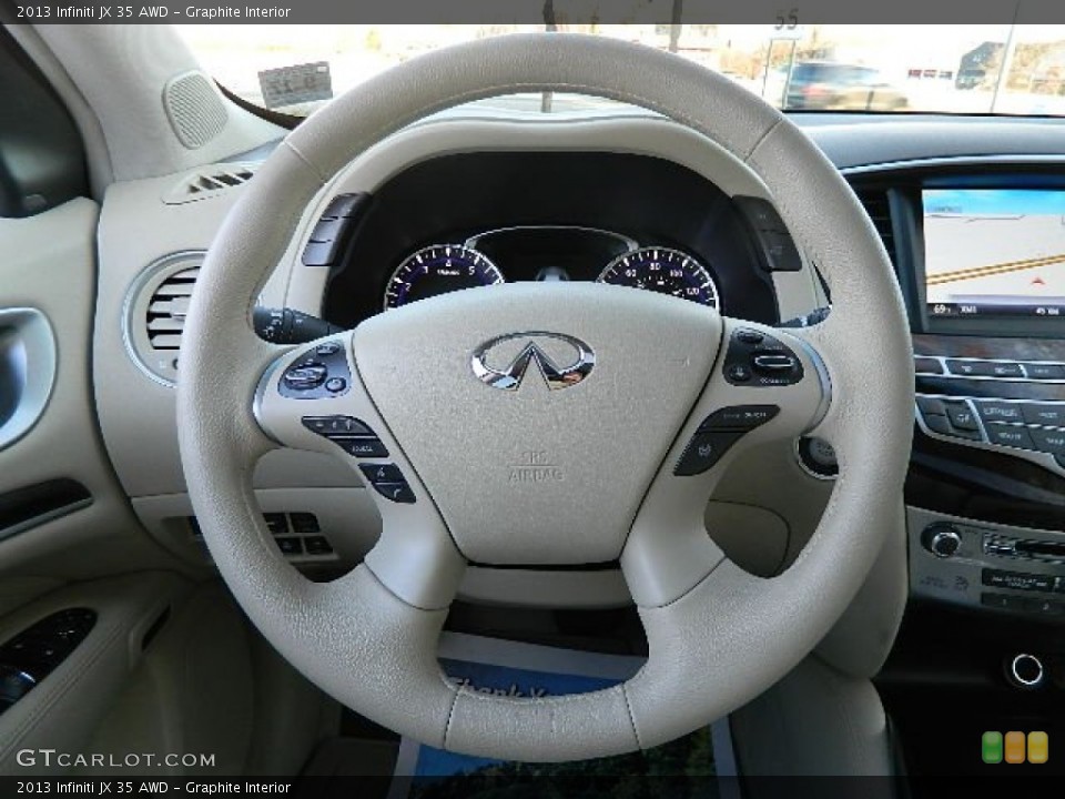 Graphite Interior Steering Wheel for the 2013 Infiniti JX 35 AWD #73852331
