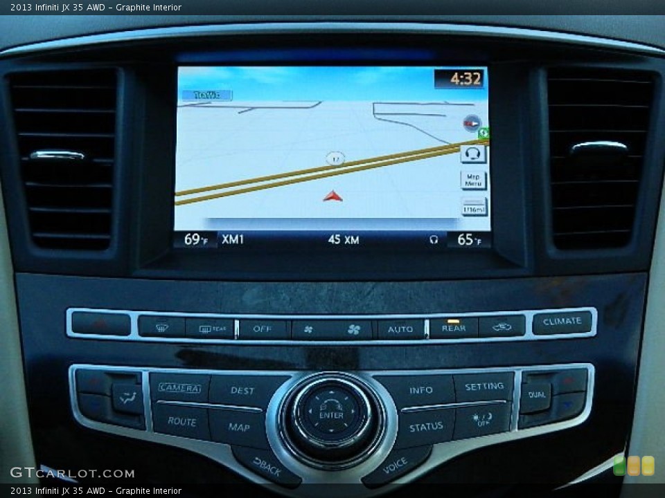 Graphite Interior Navigation for the 2013 Infiniti JX 35 AWD #73852361