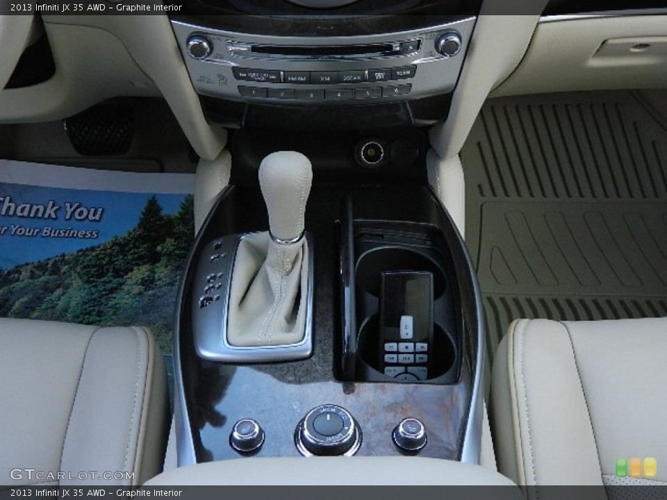 Graphite Interior Controls for the 2013 Infiniti JX 35 AWD #73852394