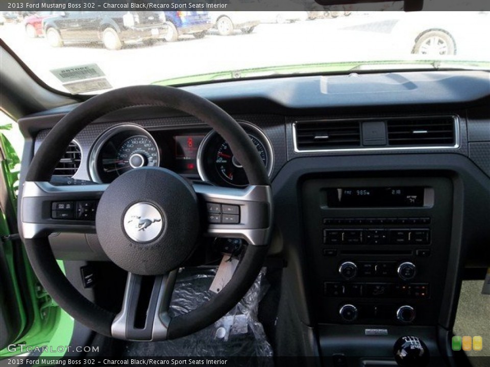 Charcoal Black/Recaro Sport Seats Interior Dashboard for the 2013 Ford Mustang Boss 302 #73852748