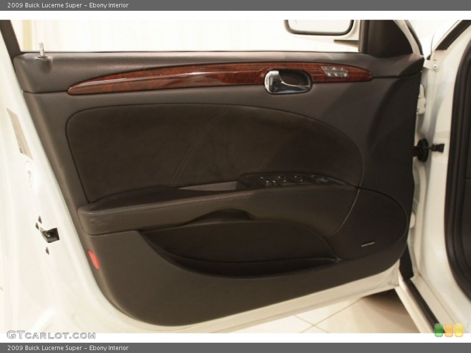 Ebony Interior Door Panel for the 2009 Buick Lucerne Super #73855607