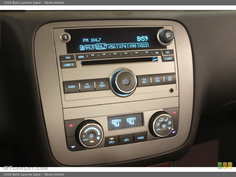Ebony Interior Controls for the 2009 Buick Lucerne Super #73855664