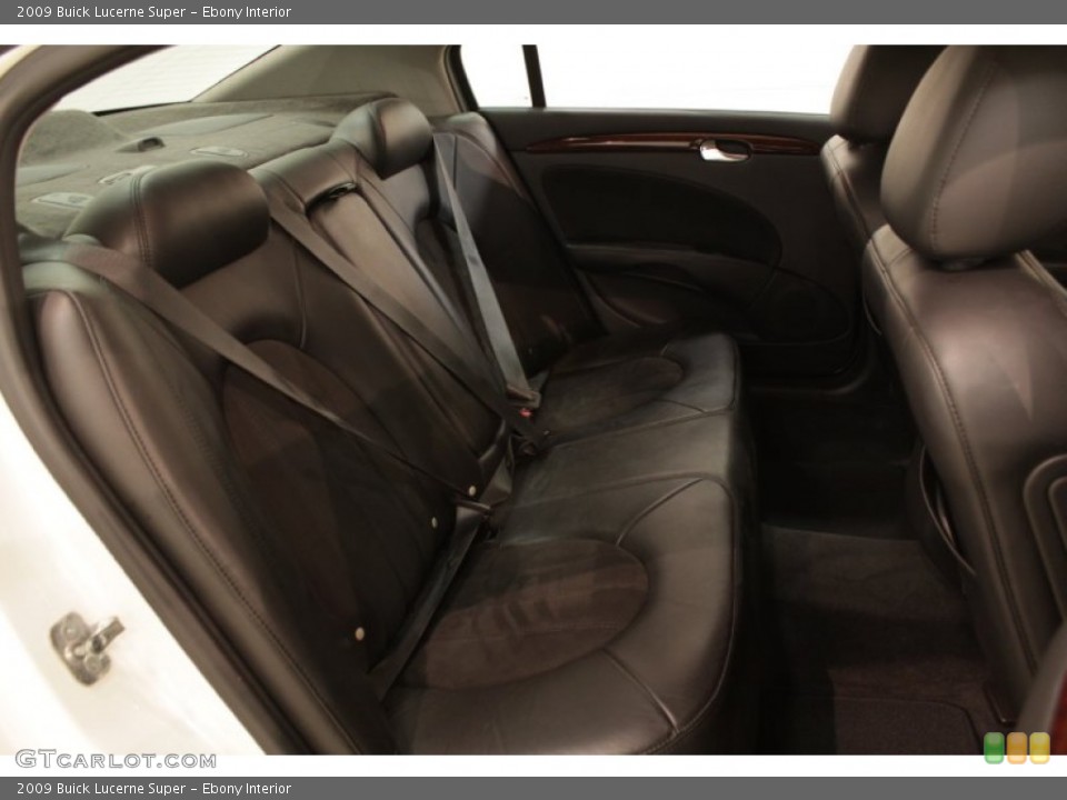 Ebony Interior Rear Seat for the 2009 Buick Lucerne Super #73855724