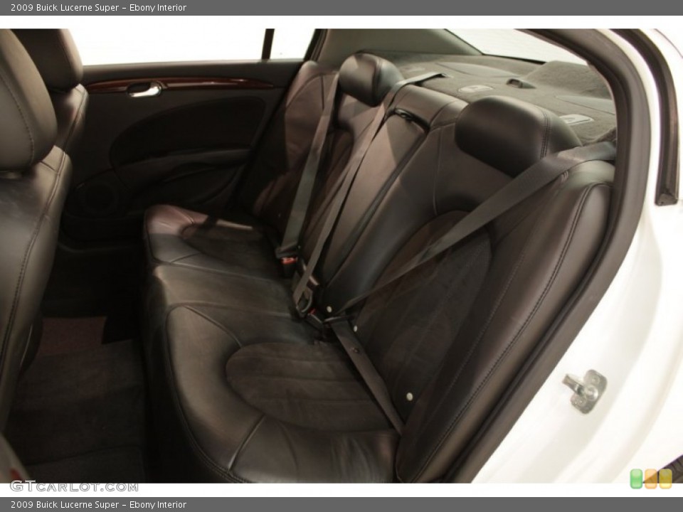 Ebony Interior Rear Seat for the 2009 Buick Lucerne Super #73855734