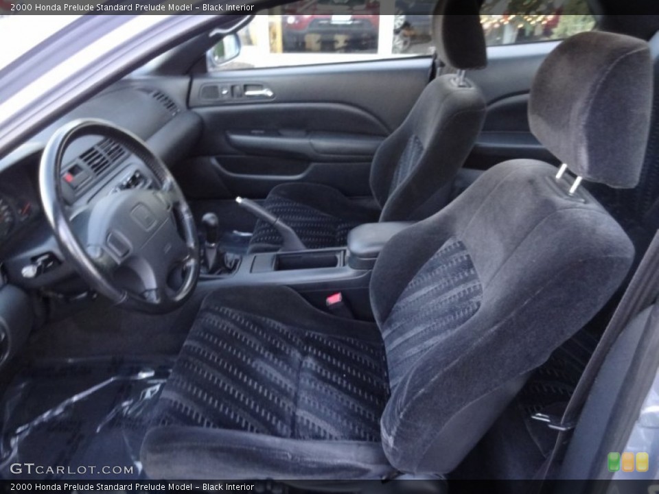 Black Interior Front Seat for the 2000 Honda Prelude  #73857569