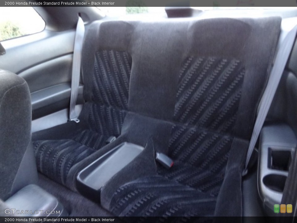 Black Interior Rear Seat for the 2000 Honda Prelude  #73857578