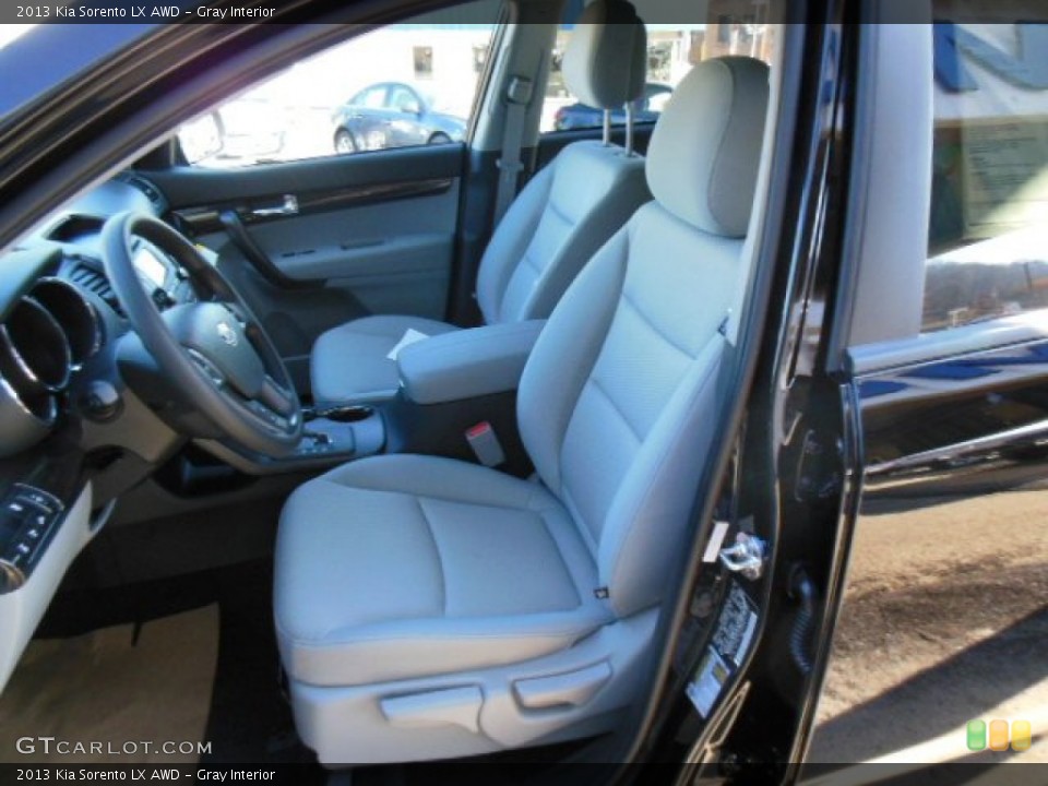 Gray Interior Front Seat for the 2013 Kia Sorento LX AWD #73858278