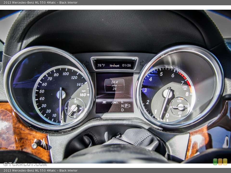 Black Interior Gauges for the 2013 Mercedes-Benz ML 550 4Matic #73858376