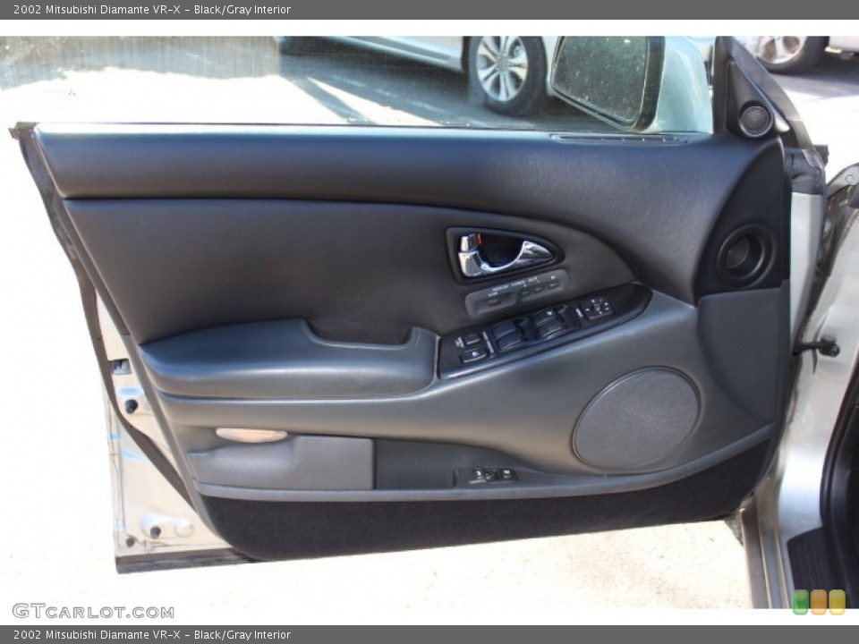 Black/Gray Interior Door Panel for the 2002 Mitsubishi Diamante VR-X #73858630