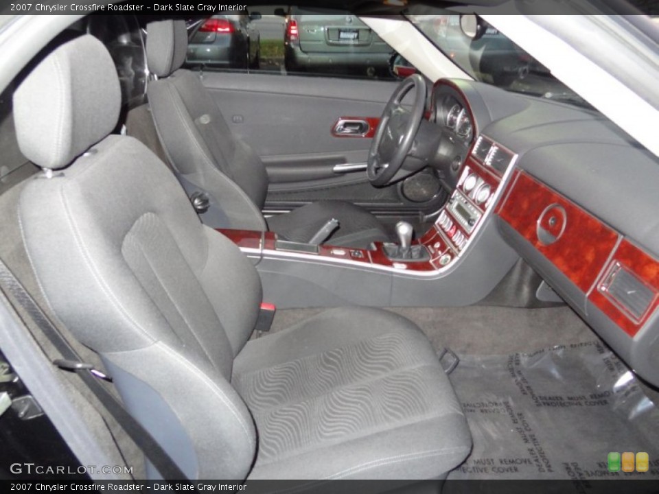 Dark Slate Gray Interior Front Seat for the 2007 Chrysler Crossfire Roadster #73858706