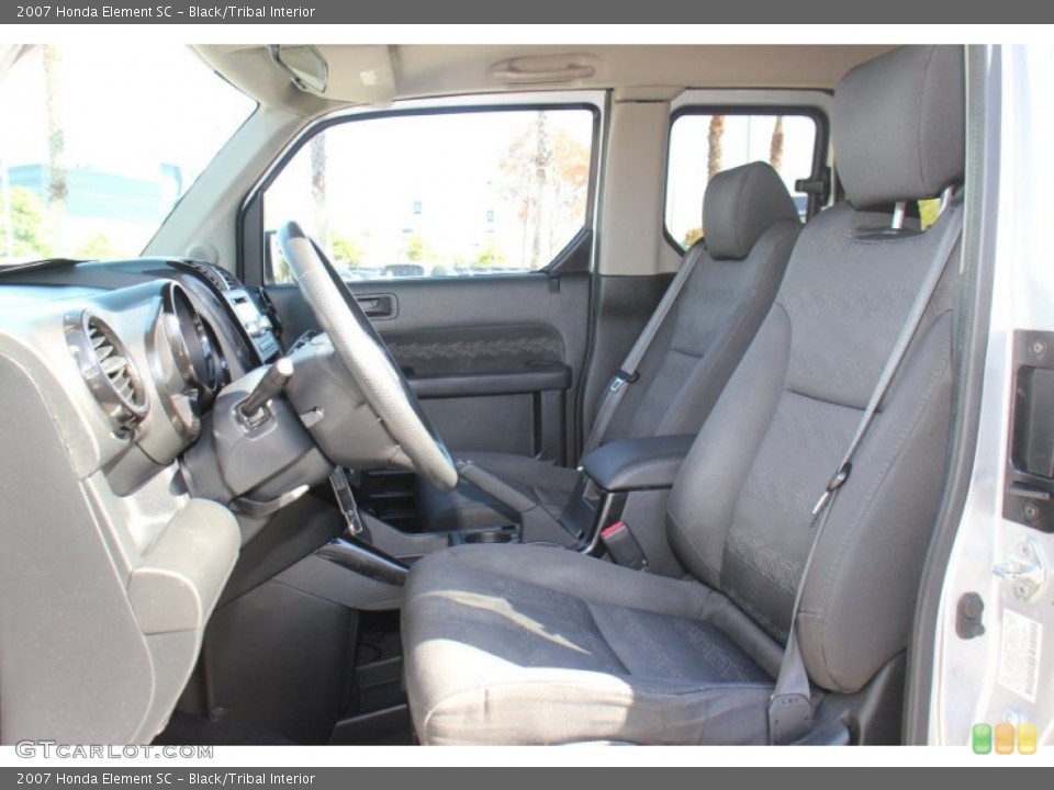 Black/Tribal Interior Front Seat for the 2007 Honda Element SC #73859424