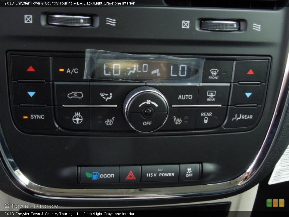 Black/Light Graystone Interior Controls for the 2013 Chrysler Town & Country Touring - L #73860545