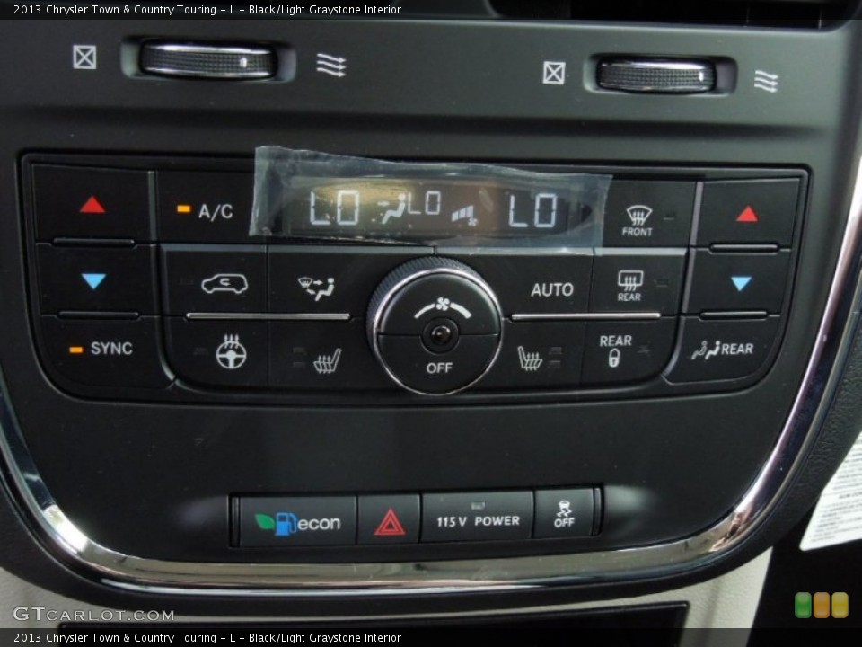 Black/Light Graystone Interior Controls for the 2013 Chrysler Town & Country Touring - L #73860545