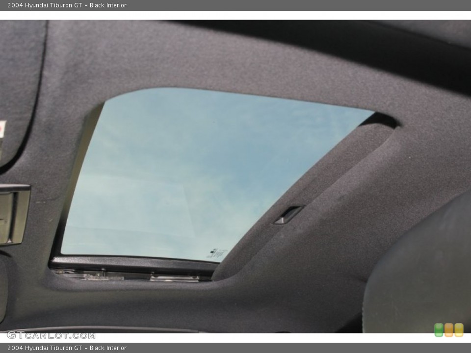 Black Interior Sunroof for the 2004 Hyundai Tiburon GT #73860710