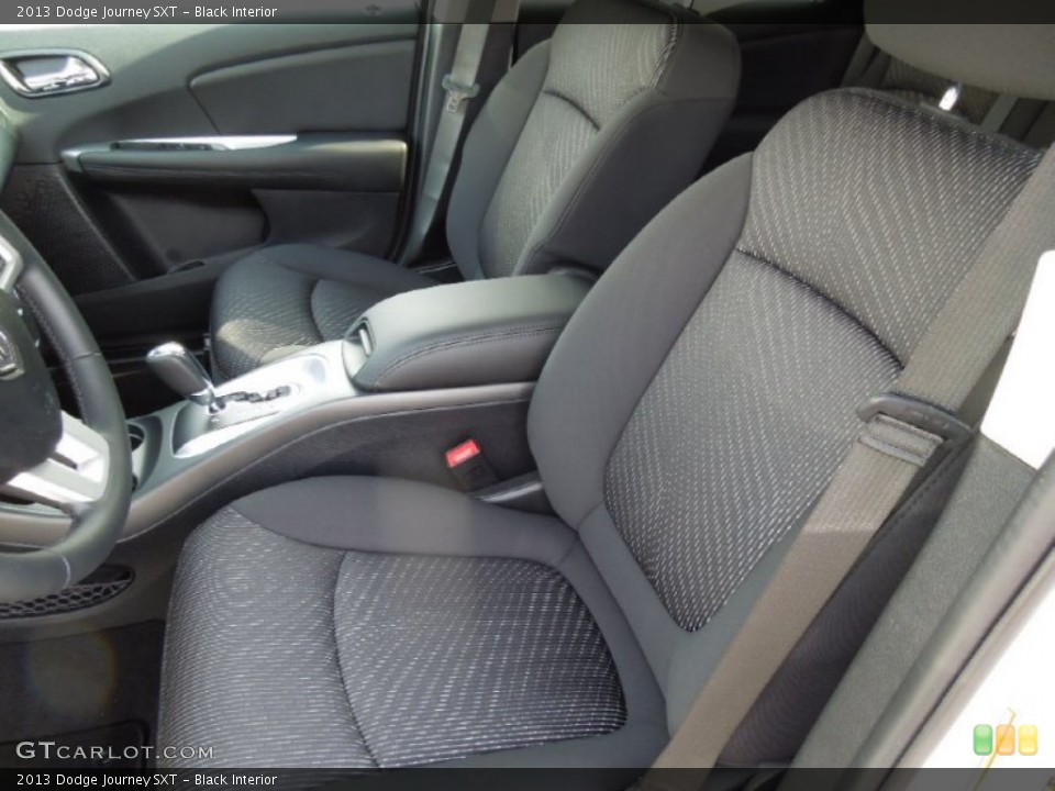 Black Interior Front Seat for the 2013 Dodge Journey SXT #73861589