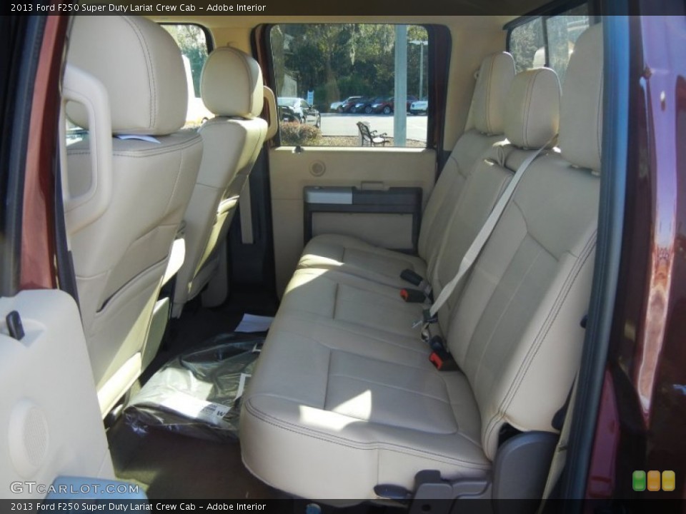 Adobe Interior Rear Seat for the 2013 Ford F250 Super Duty Lariat Crew Cab #73861839