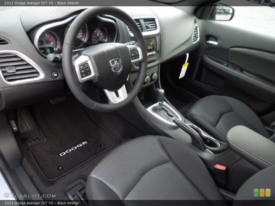Black Interior Prime Interior for the 2013 Dodge Avenger SXT V6 #73862834