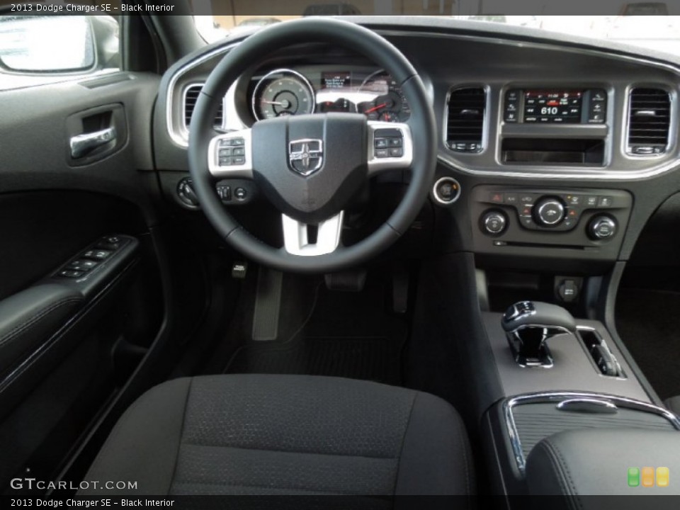 Black Interior Dashboard for the 2013 Dodge Charger SE #73863152