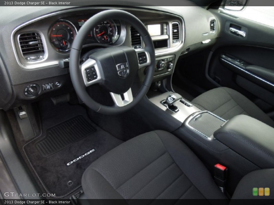 Black Interior Prime Interior for the 2013 Dodge Charger SE #73863194