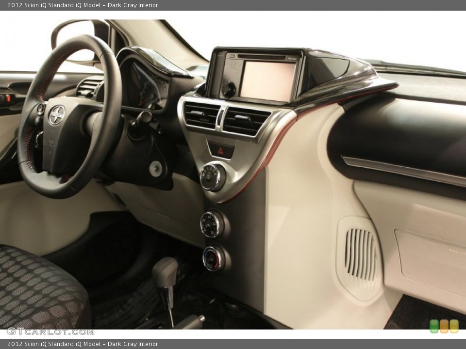 Dark Gray Interior Dashboard for the 2012 Scion iQ  #73863500