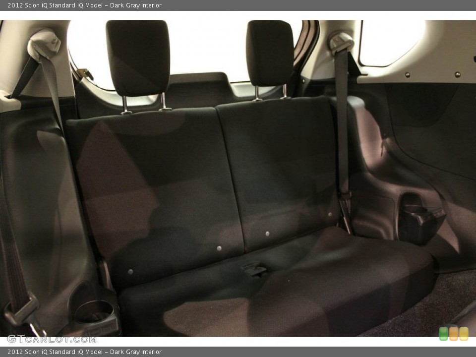 Dark Gray Interior Rear Seat for the 2012 Scion iQ  #73863506