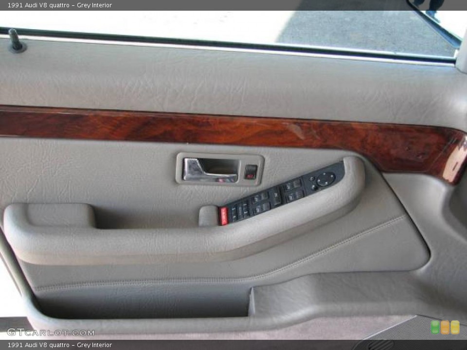 Grey Interior Door Panel for the 1991 Audi V8 quattro #7386513