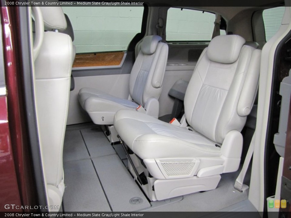 Medium Slate Gray/Light Shale Interior Rear Seat for the 2008 Chrysler Town & Country Limited #73865861