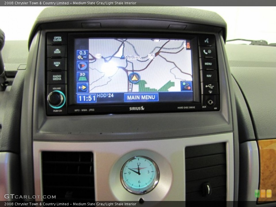 Medium Slate Gray/Light Shale Interior Navigation for the 2008 Chrysler Town & Country Limited #73865915