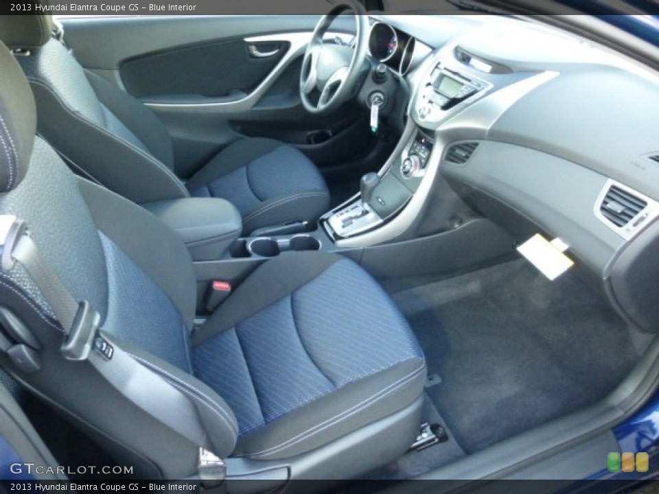 Blue Interior Photo for the 2013 Hyundai Elantra Coupe GS #73869227