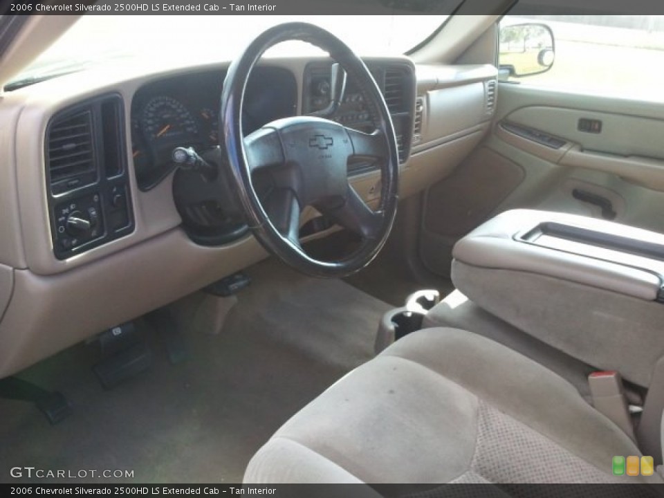Tan Interior Prime Interior for the 2006 Chevrolet Silverado 2500HD LS Extended Cab #73870119
